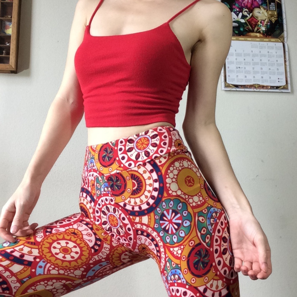 Lularoe One Size Leggings Wild Mandala Print